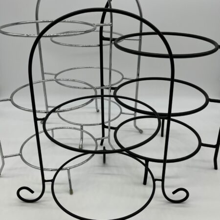 Tier Stands in Bronze and Silver
