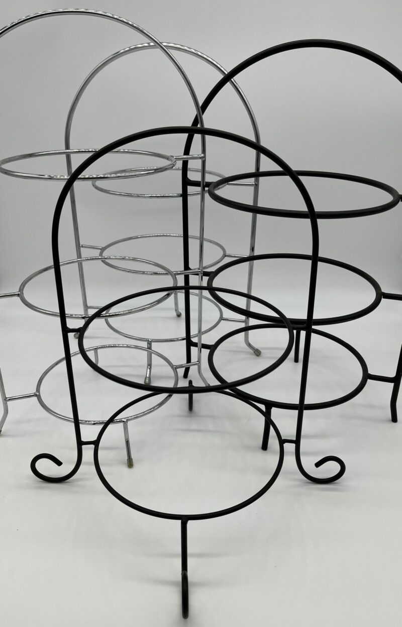 Tier Stands in Bronze and Silver