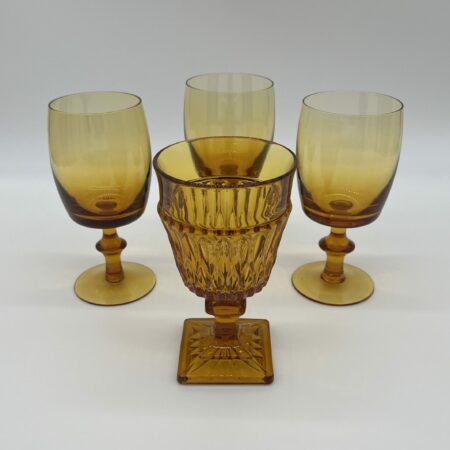 Amber Goblets