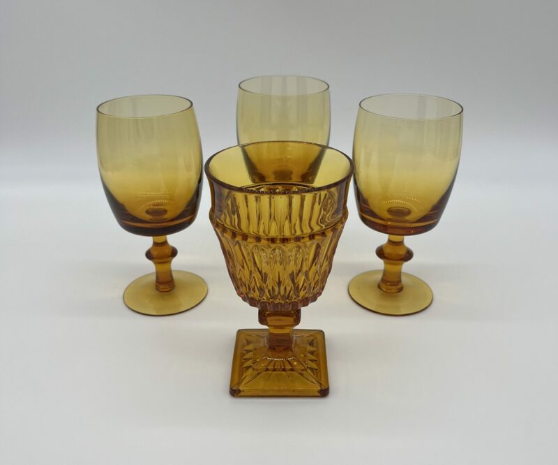 Amber Goblets