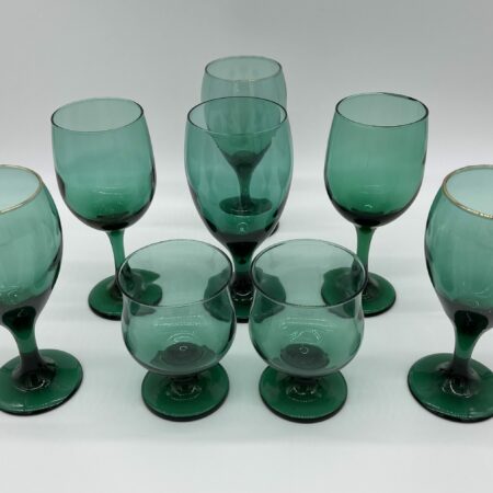 Dark Green Goblets