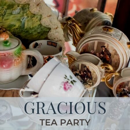 Gracious Tea Party | Party of 35 Based On 5 Tables