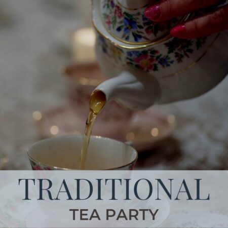 ​Traditional Tea Party | Party of 24 Based On 3 Tables